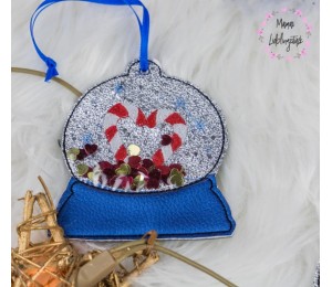 Stickdatei ITH - Schneekugel ITH blanko